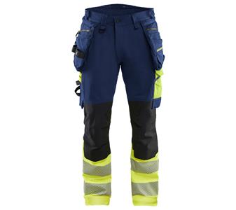 112516488933 Blaklader High Vis Hose 4-Wege-Stretch marineblau gelb.jpg